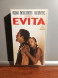 caseta VHS Originala Film - EVITA - (1995/WARNER/UK) - ca Noua