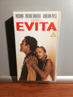 caseta VHS Originala Film - EVITA - (1995/WARNER/UK) - ca Noua foto