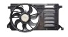 GMV radiator electroventilator Ford Focus RS II, Focus ST II, Focus RS500 II, 2004-2011, motor 2.5 T, benzina, 390 mm; 3 pini, fara modulul de contro