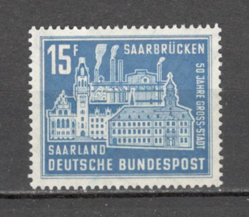 Saarland.1959 50 ani orasul Saarbrucken SS.562