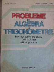 PROBLEME DE ALGEBRA SI TRIGONOMETRIE PENTRU ELEVII DE LICEU DIN CLASELE A IX-A SI A X-A-LIVIU PIRSAN, CRISTINA-G foto