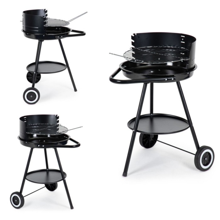 G&ouml;rgős kerti grill &aacute;ll&iacute;that&oacute; r&aacute;csmagass&aacute;ggal
