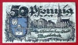 Germania Notgeld 50 Pfennig 1921 Wandsbek, Bancnota Straine Europa