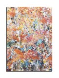 Cumpara ieftin Tablou impasto cu foita de aur pictat manual, Mesteceni in culori calde, 70x50cm acril pe panza, Kenny Varniote