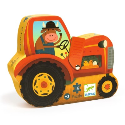 Puzzle Tractor, Djeco foto