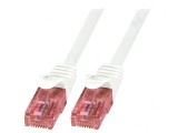 Patch Cord UTP Cat6 Alb 250mm RJ45, Logilink