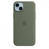 Husa de protectie Silicone Case with MagSafe pentru iPhone 14 Plus, Olive, Apple