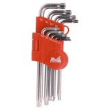 Evotools 677928 - Set chei cu profil TORX (cu gaura) TR 10-TR 50 9 bucati