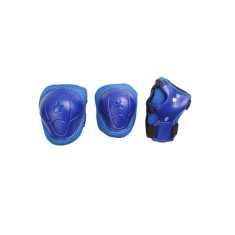 Set protectie complet, genunchiere, cotiere, incheieturi, albastru, CSP01 foto