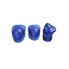 Set protectie complet, genunchiere, cotiere, incheieturi, albastru, CSP01