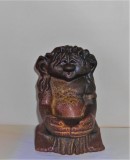 Statueta ceramica suport pastile, hand made -Troll- design T. Hellstrom, Nittsjo