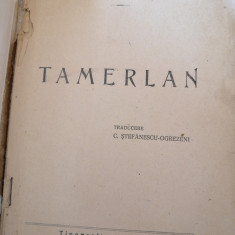 Tamerlan - Harold Lamb - tipografia Aldin, Bucuresti 1945