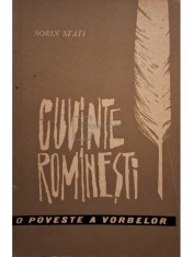 Sorin Stati - Cuvinte romanesti (Editia: 1964) foto