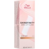 Wella Professionals Shinefinity Zero Lift Glaze vopsea de păr demipermanentă culoare 09/39 60 ml