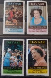 DAVAAR regina Elisabeta serie 4v.mnh