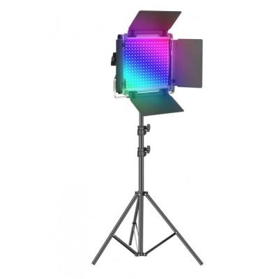 Panou Neweer RGB 660 LED,trepied 200 cm inclus,cabluri alimentare,gentuta transport foto