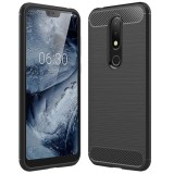 Husa NOKIA 6.1 Plus (X6) - Luxury Carbon TSS, Negru