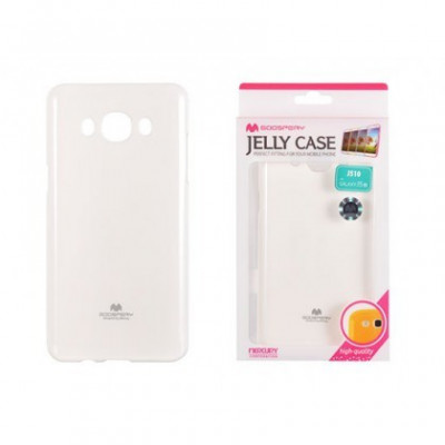 Husa Mercury Jelly Samsung J510 Galaxy J5 (2016) Alb Blister foto