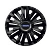 Set 4 capace roti Negre Cu Inel Cromat Royal R14 pentru gama auto Volvo, Autohelix MSA
