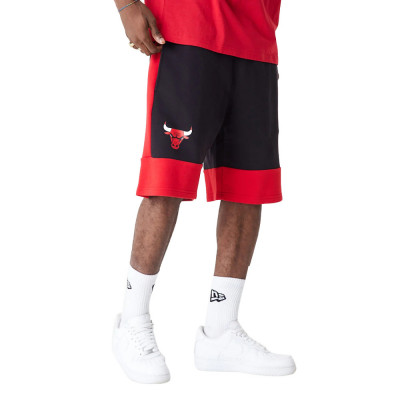 Pantaloni scurti New Era NBA Colour Block Short Bulls 60416373 roșu foto