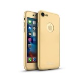 Husa FullBody MyStyle IPAKY Originala Gold pentru Apple iPhone 8 Plus ,acoperire completa 360 grade cu folie