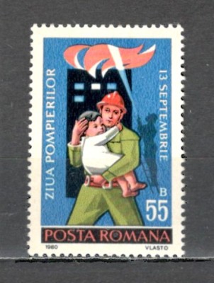 Romania.1980 Ziua pompierilor ZR.653 foto