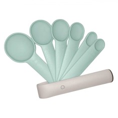 Set Linguri de Măsurare, Fără Brand, 6 Bucăți, Plastic, Capacitate 15ml, 7.5ml, 5ml, 2.5ml, 1.25ml, 0.66ml