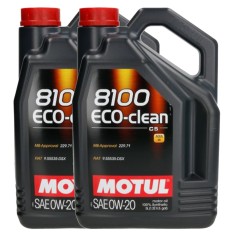 Pachet 10 litri Ulei Motul 8100 Eco-Clean 0W20
