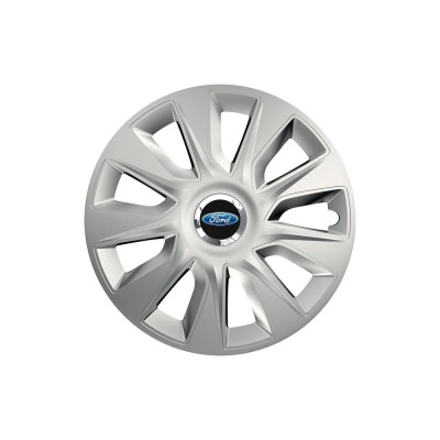 Set 4 capace roti Cu Inel Cromat Stratos R16 pentru gama auto Ford foto