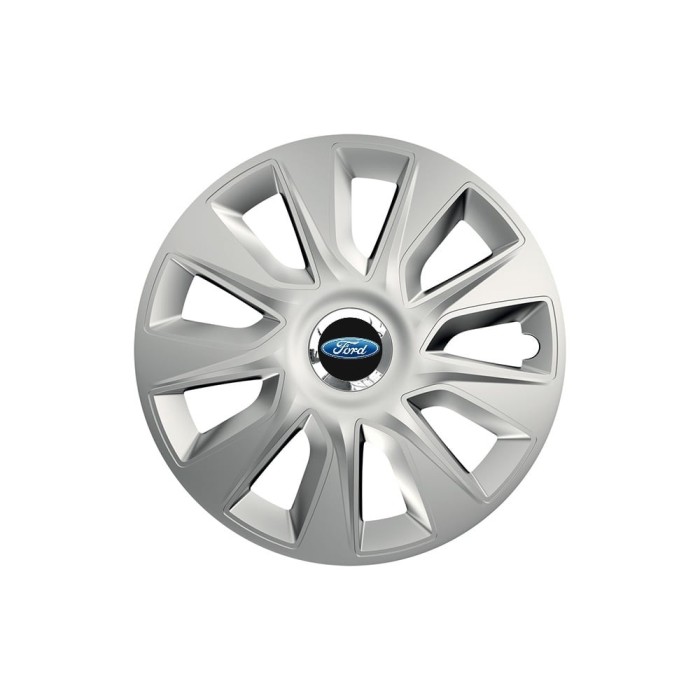 Set 4 capace roti Cu Inel Cromat Stratos R16 pentru gama auto Ford