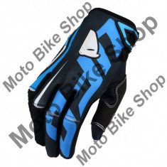 MBS Manusi motocross Ufo Plast Blaze, albastre, XL, Cod Produs: GU04428KXL foto