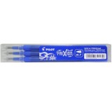 Rezerva roller Pilot Frixion BLS-FR7-L-S3E, plastic, 0. 7mm Fine, albastru, set 3 buc