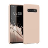 Husa kwmobile pentru Samsung Galaxy S10, Silicon, Roz, 47732.225, Carcasa