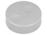 Buton rotativ plastic 6mm 39.6x13.5mm
