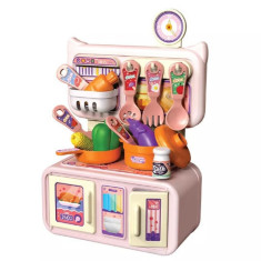 Mini bucatarie cu accesorii Dream Kitchen roz