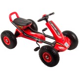 Kart cu pedale si roti gonflabile Driver Kidscare Rosu for Your BabyKids