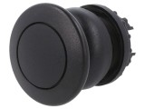 Comutator Apasare EATON M22S-DP-S, 22mm, Negru, IP67, Tip Cap Ciuperca