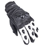 W-TEC Manusi moto Radoon MBG-1621-16, M, Negru/Alb
