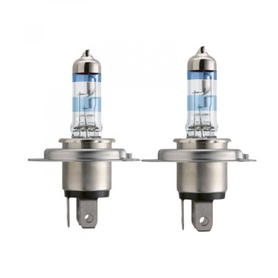 Pachet 2 Becuri Far H4 60 55W 12V X-Treme Vision Pro150 (Blister) Philips foto