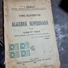 CURS ELEMENTAR DE ALGEBRA SUPERIOARA - P. MARINESCU
