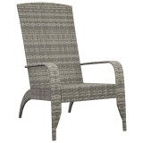 Cumpara ieftin Scaun de gradina Adirondack gri, poliratan