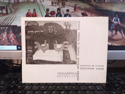 Octavian Vișan, catalog, Expoziția de pictură, ian. 1966, București, 123 foto