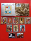 PARAGUAY, SAPPORO - COLIȚE + SERIE COMPLETĂ MNH, Nestampilat