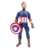 Figurina Captain America cu sunete si lumini pentru copii, 30 cm