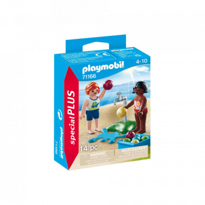 Playmobil - Figurine Copii Cu Baloane De Apa foto