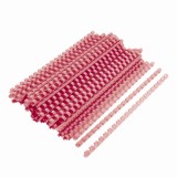 Cumpara ieftin Spire de plastic Fellowes 10 mm 100 bucati/set rosu