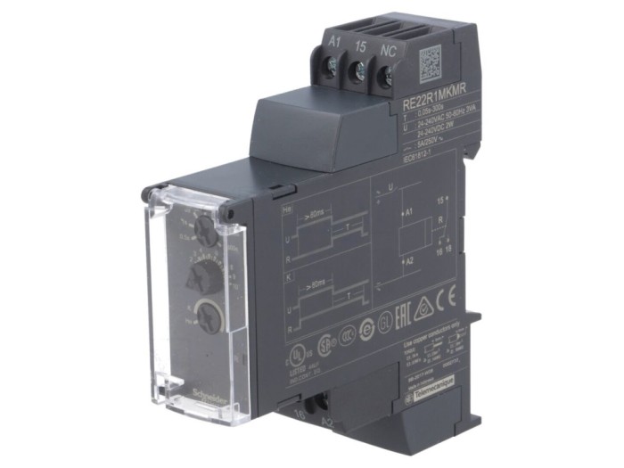 'Timer Programabil SPDT 0,05s-300s 24-240V'