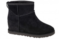 Cizme de iarna UGG Classic Femme Mini 1104609-BLK negru foto