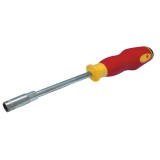 Cumpara ieftin Surubelnita Tubulara 6mm, 260mm, Hexagonala, Crom Vanadiu, Maner Ergonomic Plastic Rosu