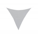 Parasolar triunghiular Sunshade, Bizzotto, 360 x 360 cm, poliester, gri